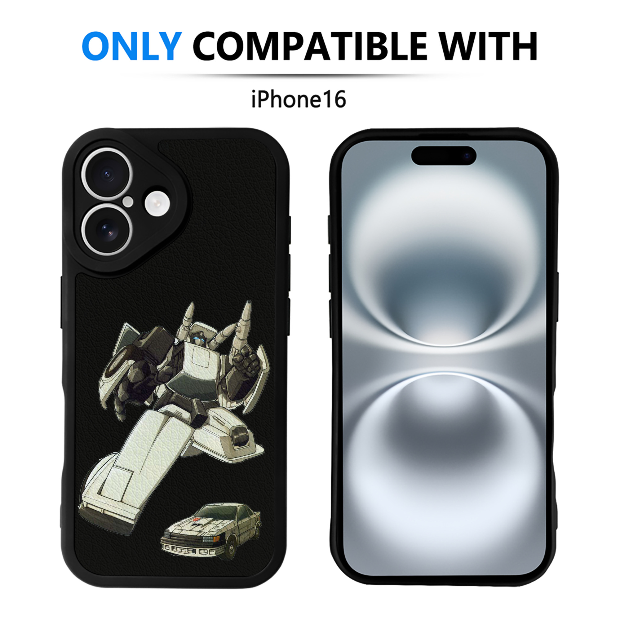 （画像用）  【iPhone 16シリーズ対応】シリコンスマホケース（レザー調） 材質：シリコン